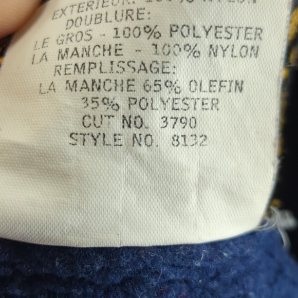 Vintage 90s Eddie Bauer Jacket Womens Small Blue Expedition Outfitter Bomber USA - Picture 5 of 12